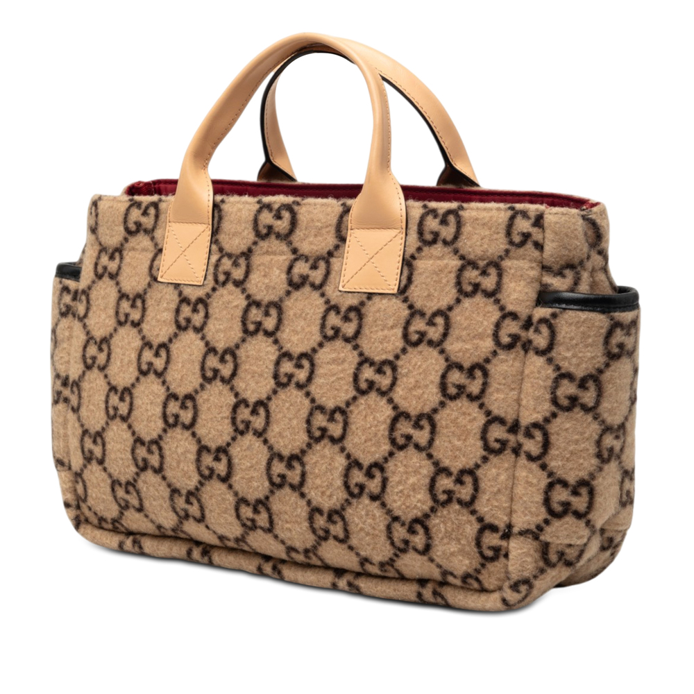 Pre-Loved Gucci GG Wool Childrens Pocket Handbag - Picture 2 of 7